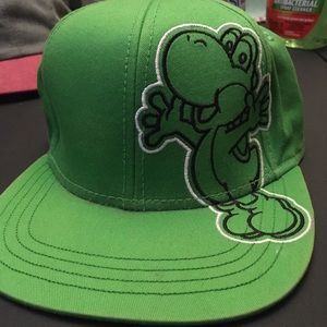 Yoshi Mario Snapback hat